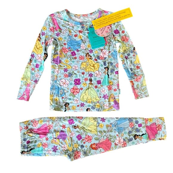 Disney, Posh Peanut Other - POSH PEANUT X DISNEY Princess Pajamas Girls 3T-4T 3-4 NEW Cinderella Belle NWT